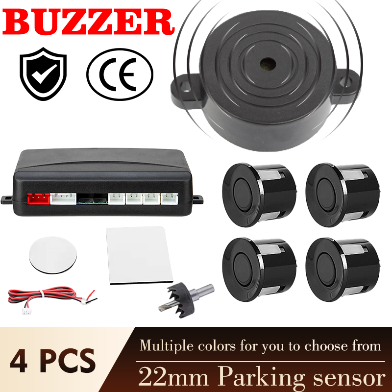 Parking Sensor Buzzer Display Indicator - 디지털 디스플레이 4센서 부저 22mm 자동차