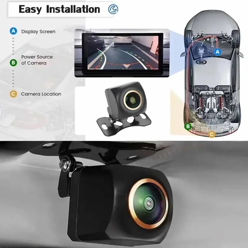 360 Degree Bird View Car Camera System - 다이내믹 트래젝토리 기능이 있는 어안 렌즈