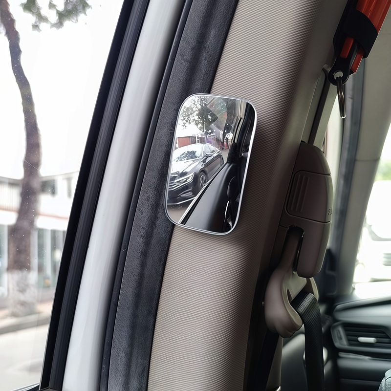 Blind Spot Mirror Wide Angle Convex 2Pcs - 2개입 뒷좌석 승객용 HD 유리 광각