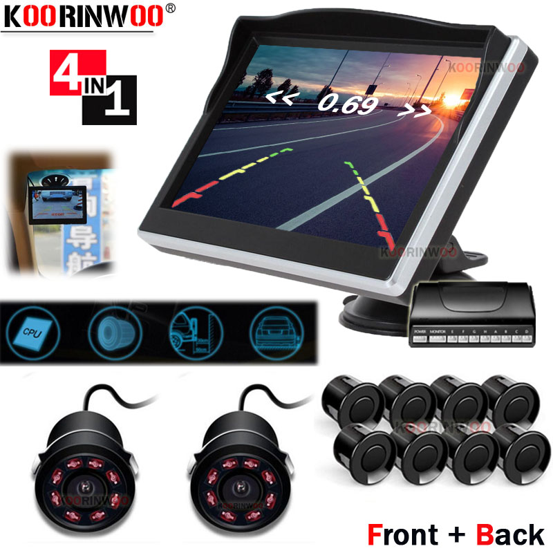 Car Parking Sensor 8 Sensor Front Rear - 쿠린우 360 버드 파크트로닉 차량 모니터