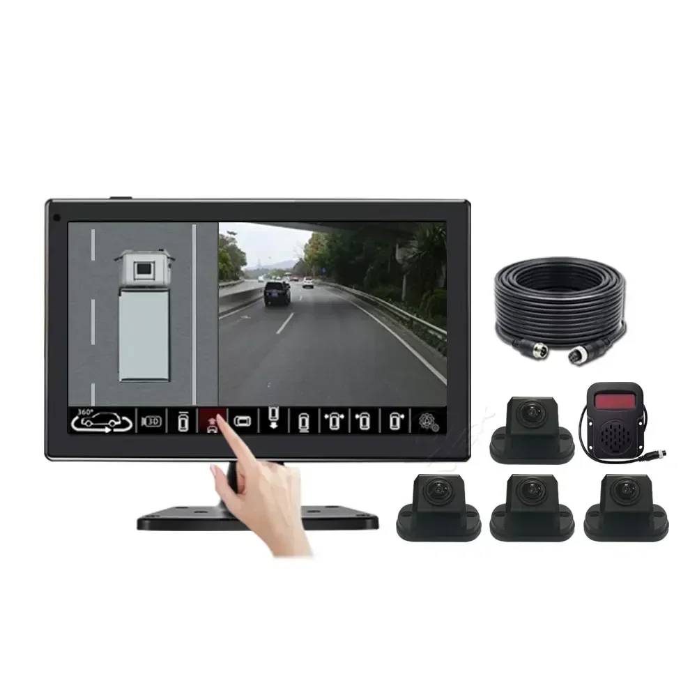 360 Degree Bird View Car Camera System - 3D 360도 라운드 리어 뷰 서라운드