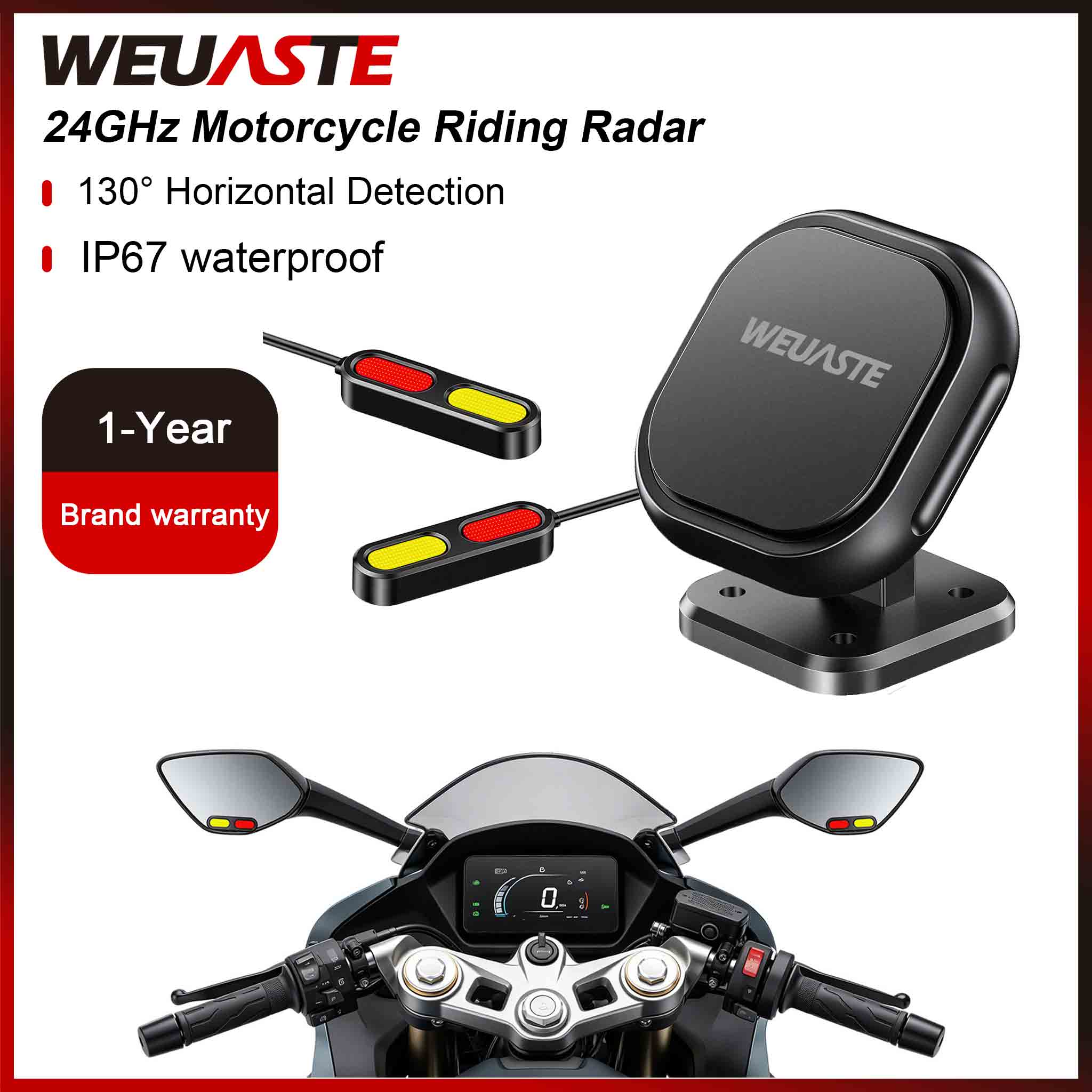 WEUASTE 24GHz 레이더 BSD01 오토바이 B - Blind Spot Detection System 24Ghz Radar 리뷰 및 가격