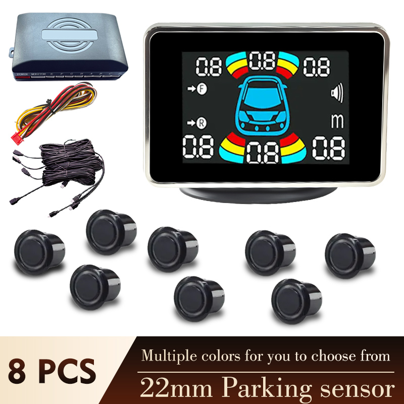 8개의 파크트로닉 주차 센서 키트, 전후방 주차 감지기 - Car Parking Sensor 8 Sensor Front Rear 리뷰 및 가격