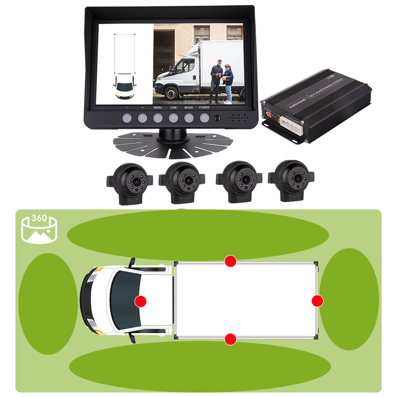 3D 360도 버드뷰 차량 보안 카메라 시스템 방수 서 - 360 Degree Bird View Car Camera System 리뷰 및 가격