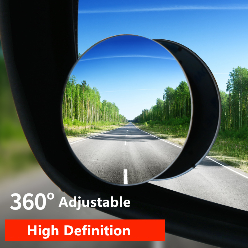 1/2개 림리스 360 °   차량 후방 시야 확보를  - Blind Spot Mirror Wide Angle Convex 2Pcs 리뷰 및 가격
