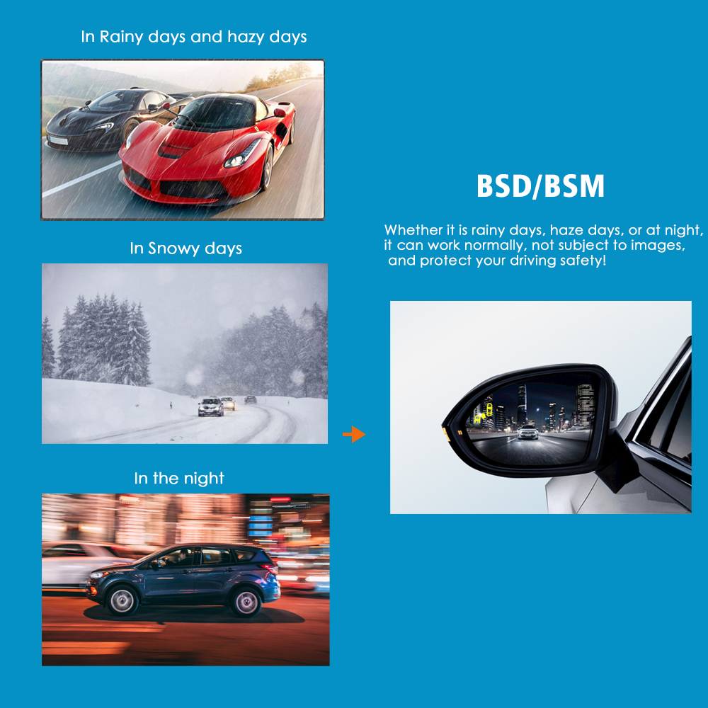 차량 BSD 사각지대 감지 시스템 BSM BSA 사각지 - Blind Spot Detection System 24Ghz Radar 리뷰 및 가격