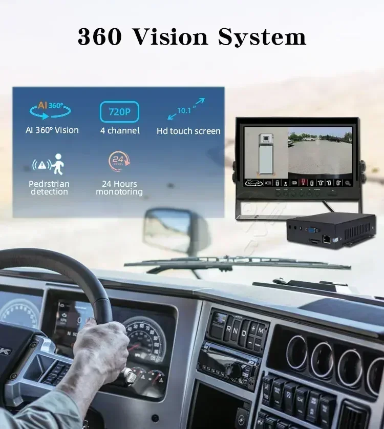 3D 360도 라운드 리어 뷰 서라운드 자동차 후방 4 - 360 Degree Bird View Car Camera System 리뷰 및 가격