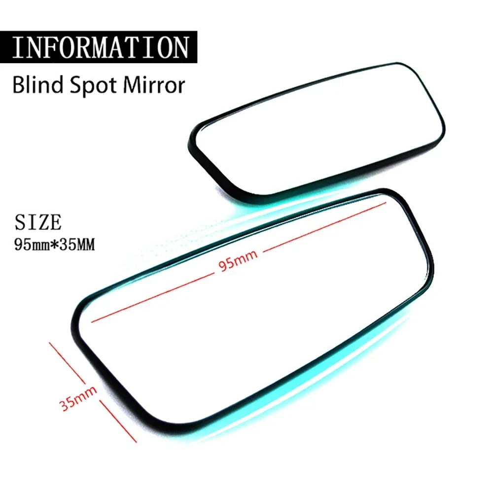 2개 조절 가능 사각지대 미러 자동차 보조 사이드 리어 - Blind Spot Mirror Wide Angle Convex 2Pcs 리뷰 및 가격