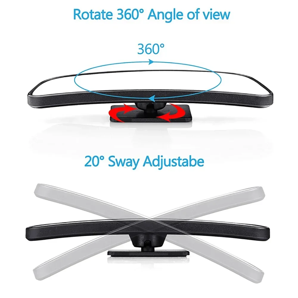 2개 조절 가능 사각지대 미러 자동차 보조 사이드 리어 - Blind Spot Mirror Wide Angle Convex 2Pcs 리뷰 및 가격