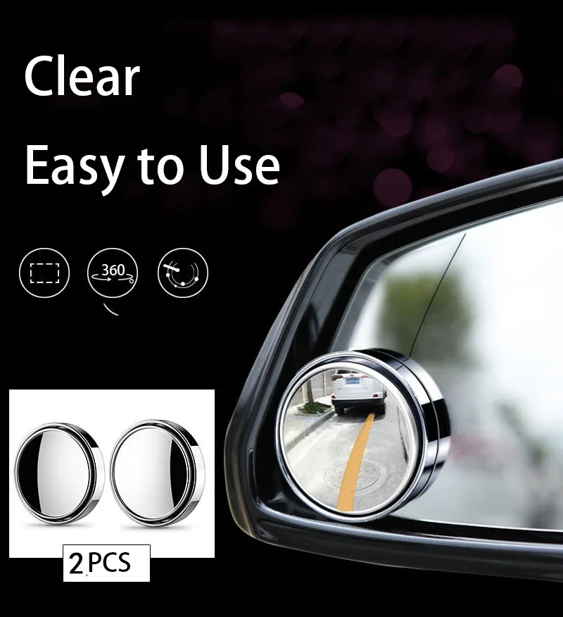 2개입 원형 프레임 사각지대 거울 자동차 액세서리 볼록 - Blind Spot Mirror Wide Angle Convex 2Pcs 리뷰 및 가격